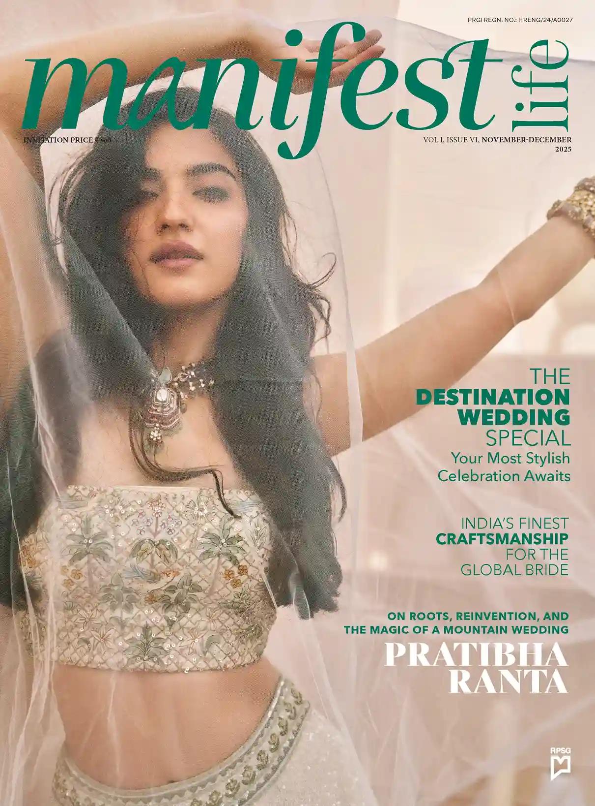 Manifest Life Cover Featuring Pratibha Ranta