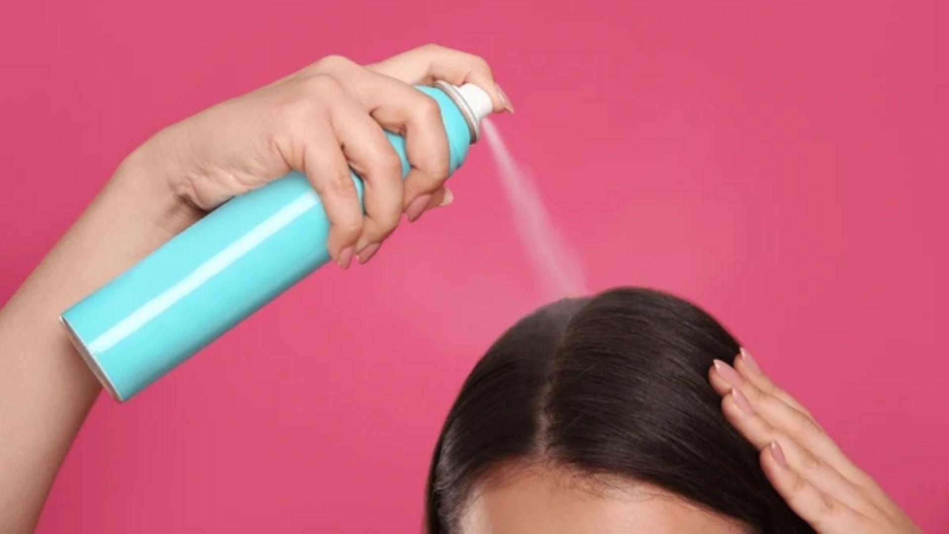 Dry shampoo and water hack