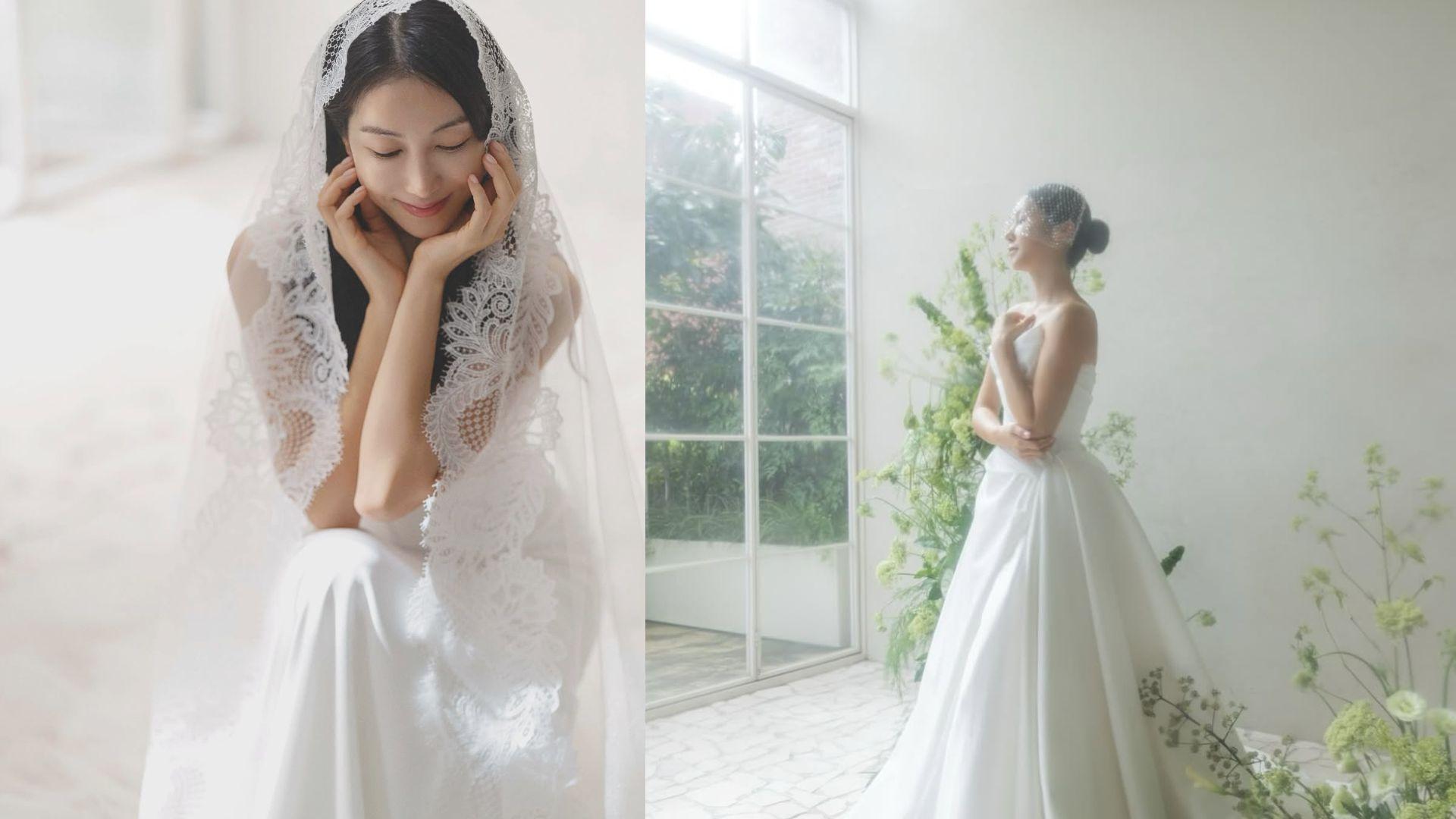 Kim ok-vin during her pre-wedding