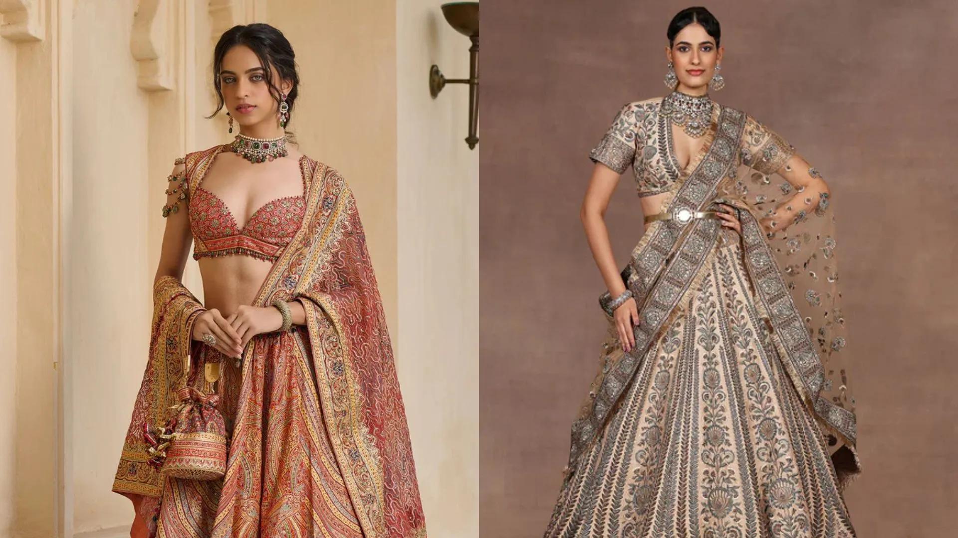 TT and JJ valaya's bridal ensembles