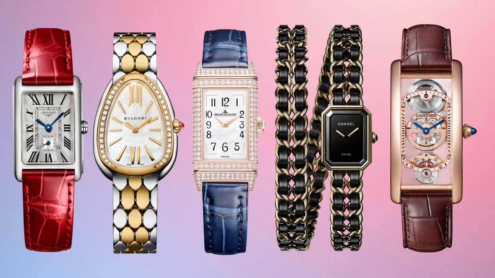 Beautiful Elongated Dial Watches For Women