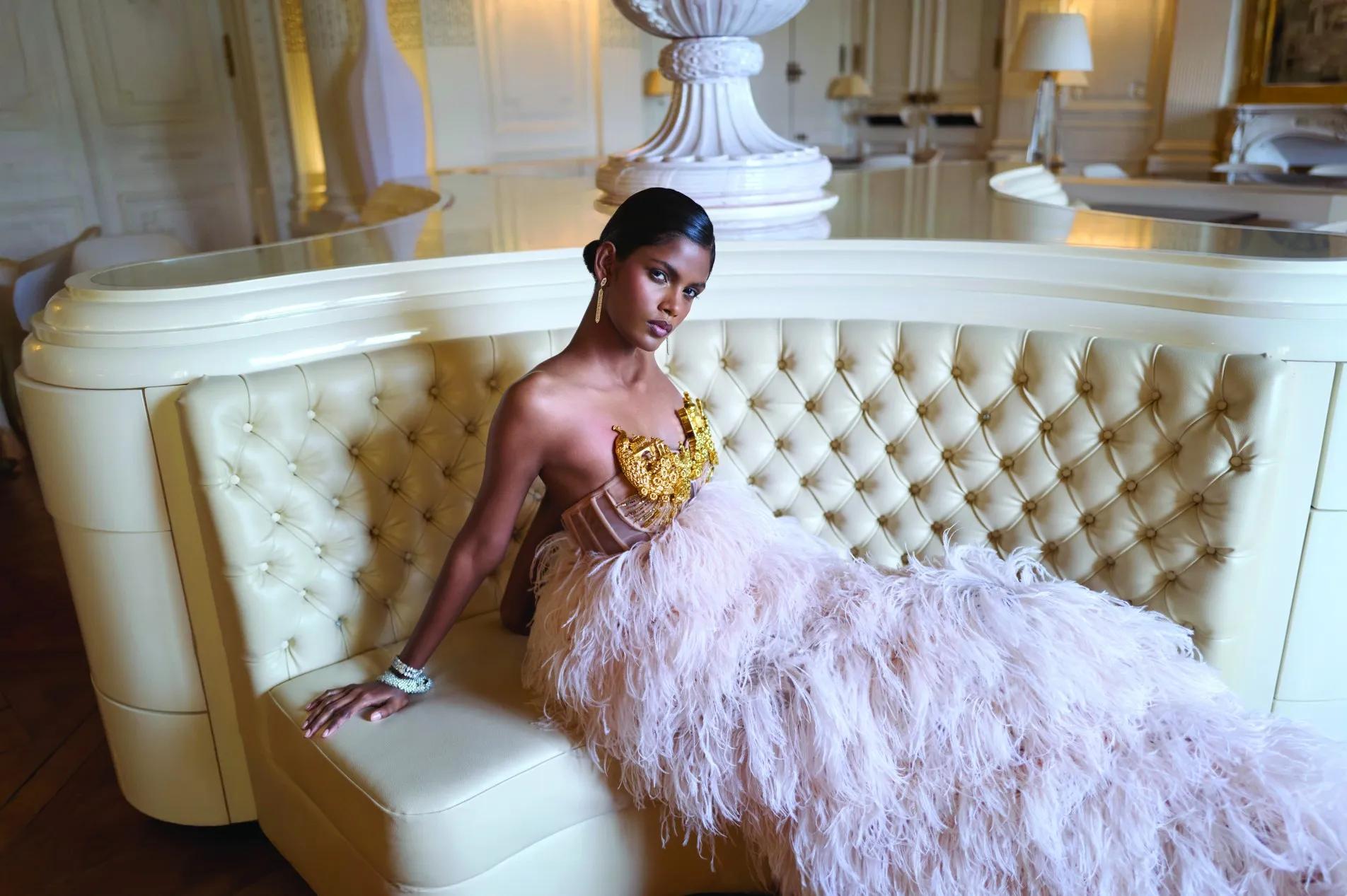Bhoomika Yadav in Falguni Shane Peacock campaign