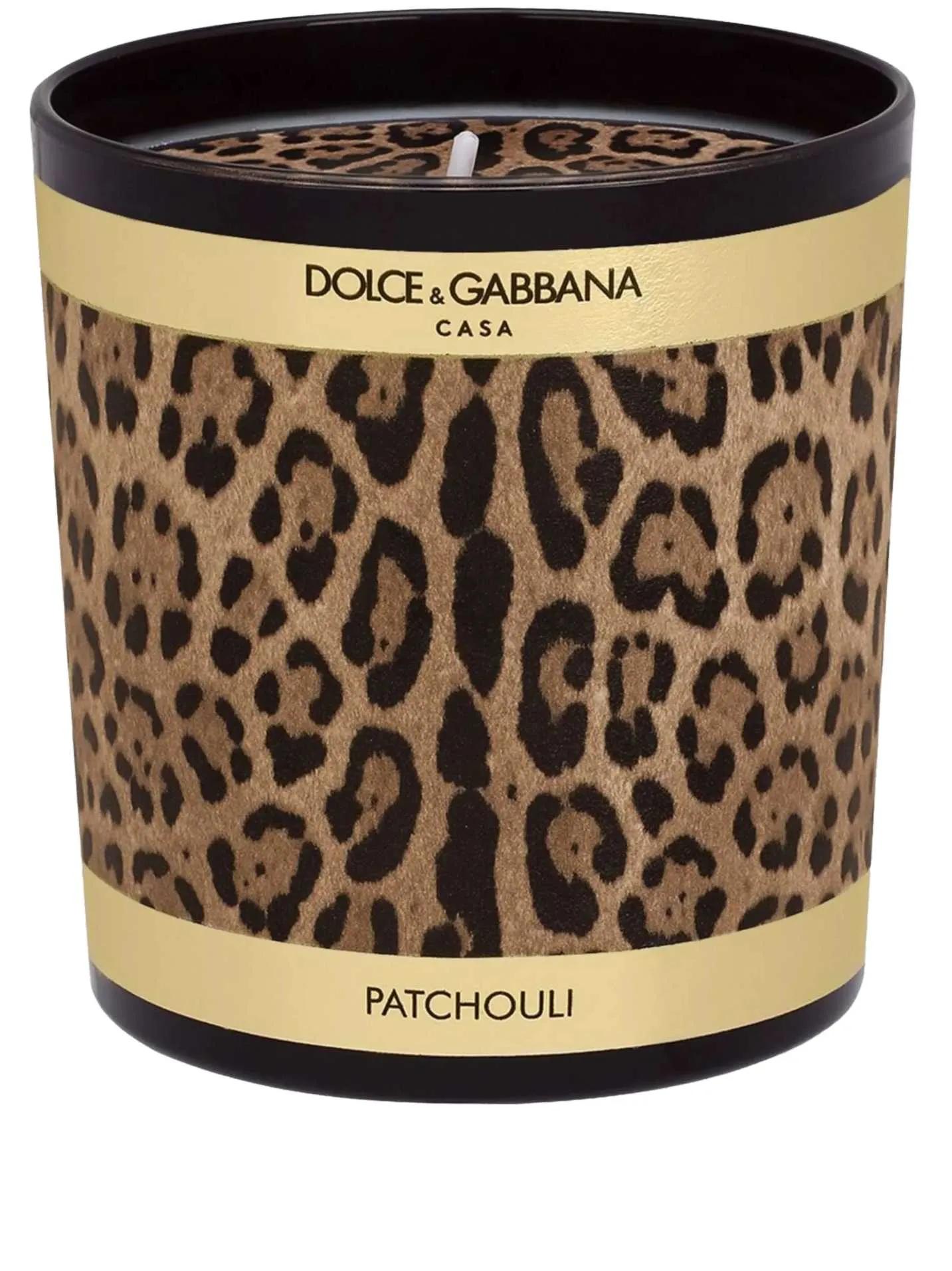 Leopard-Print Scented Candle, Dolce & Gabbana. 