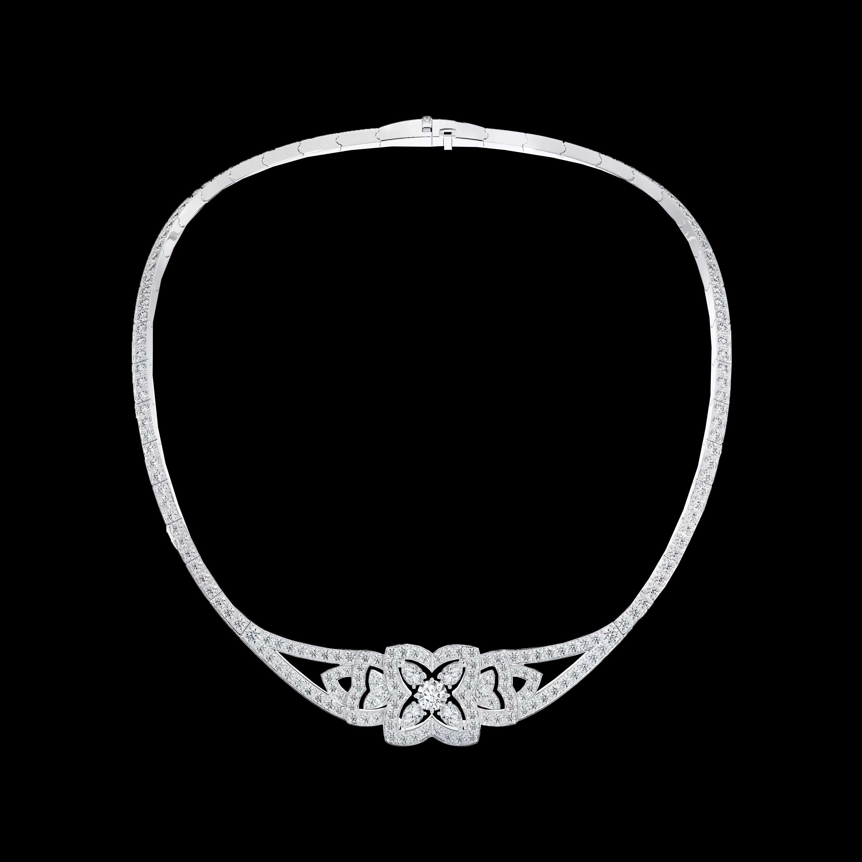 Enchanted Lotus Choker, De Beers. 