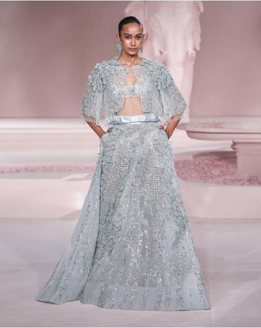 pastel lehenga from Falguni Shane Peacock