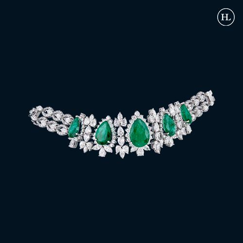 Emerald Bracelet, Hazoorilal Jewellers