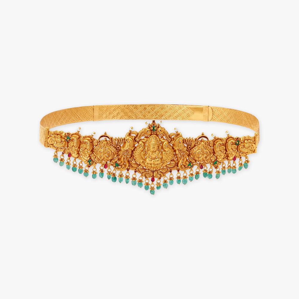 Opulent Temple Waist Belt, Tanishq