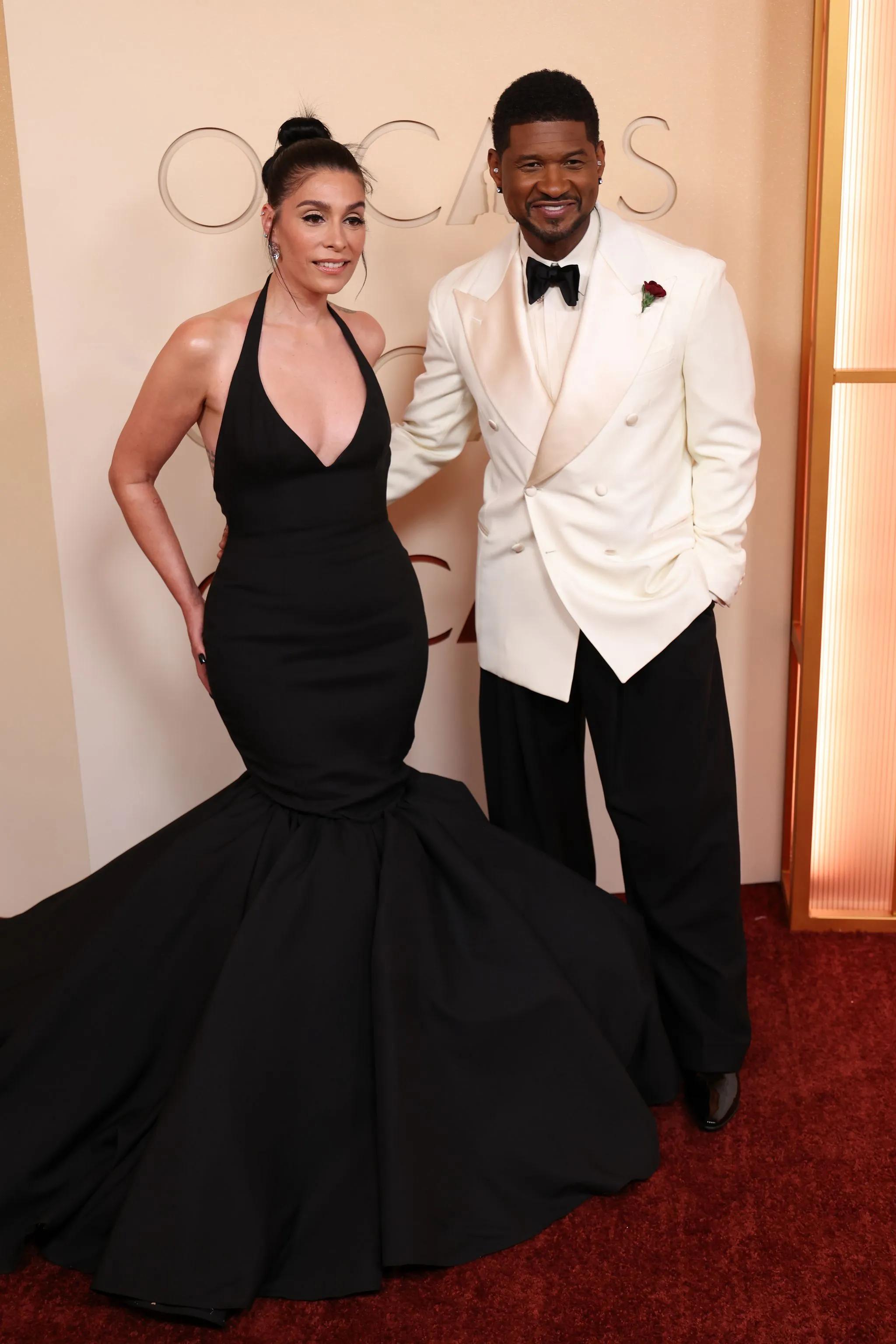 Usher and Jennifer Goicoechea