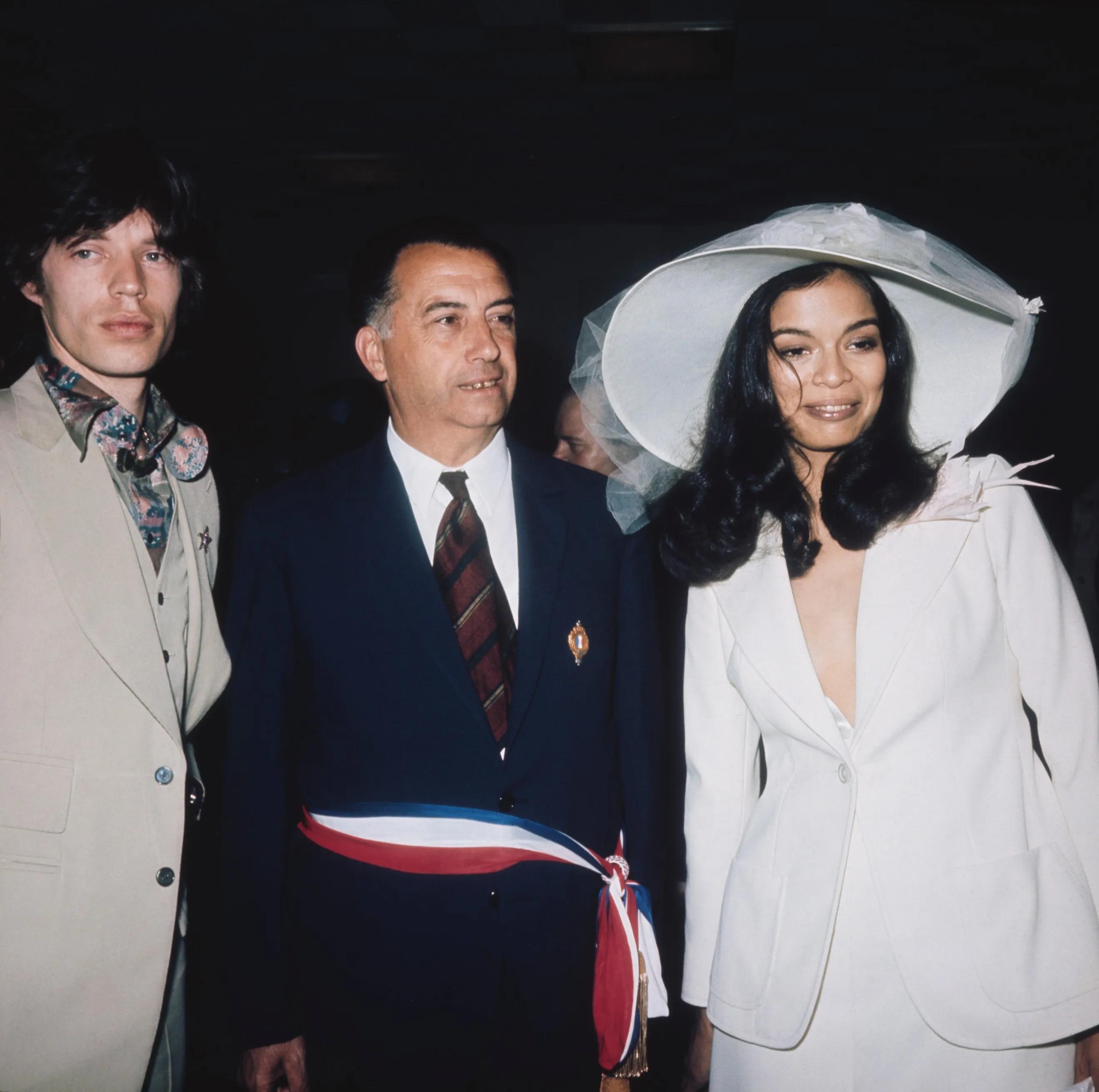 Mick Jagger and Bianca Jagger wedding