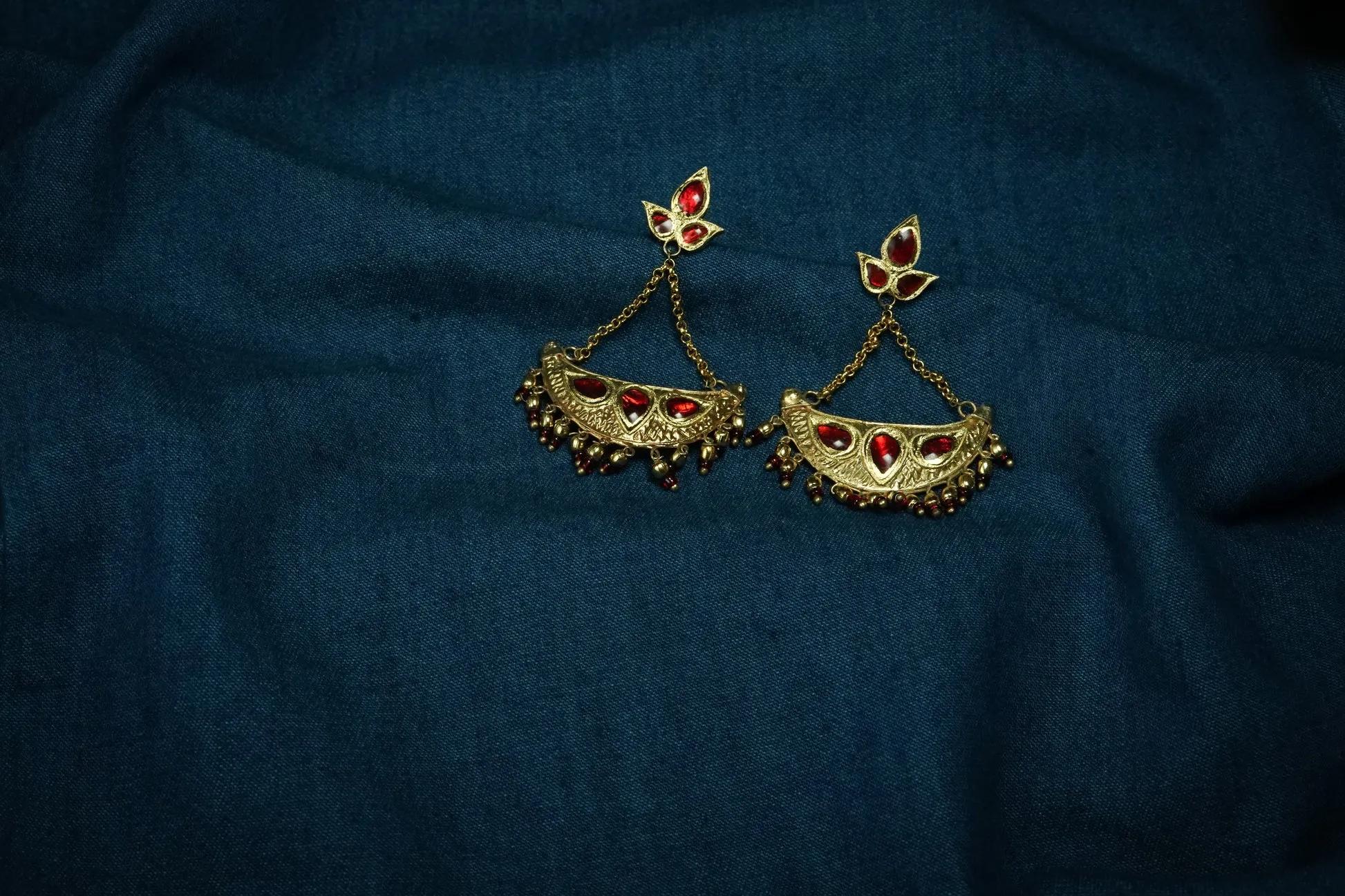 Junbiri earrings, Assam