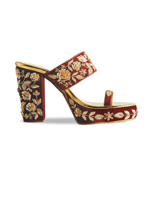 Misha block heels, Aprajita Toor