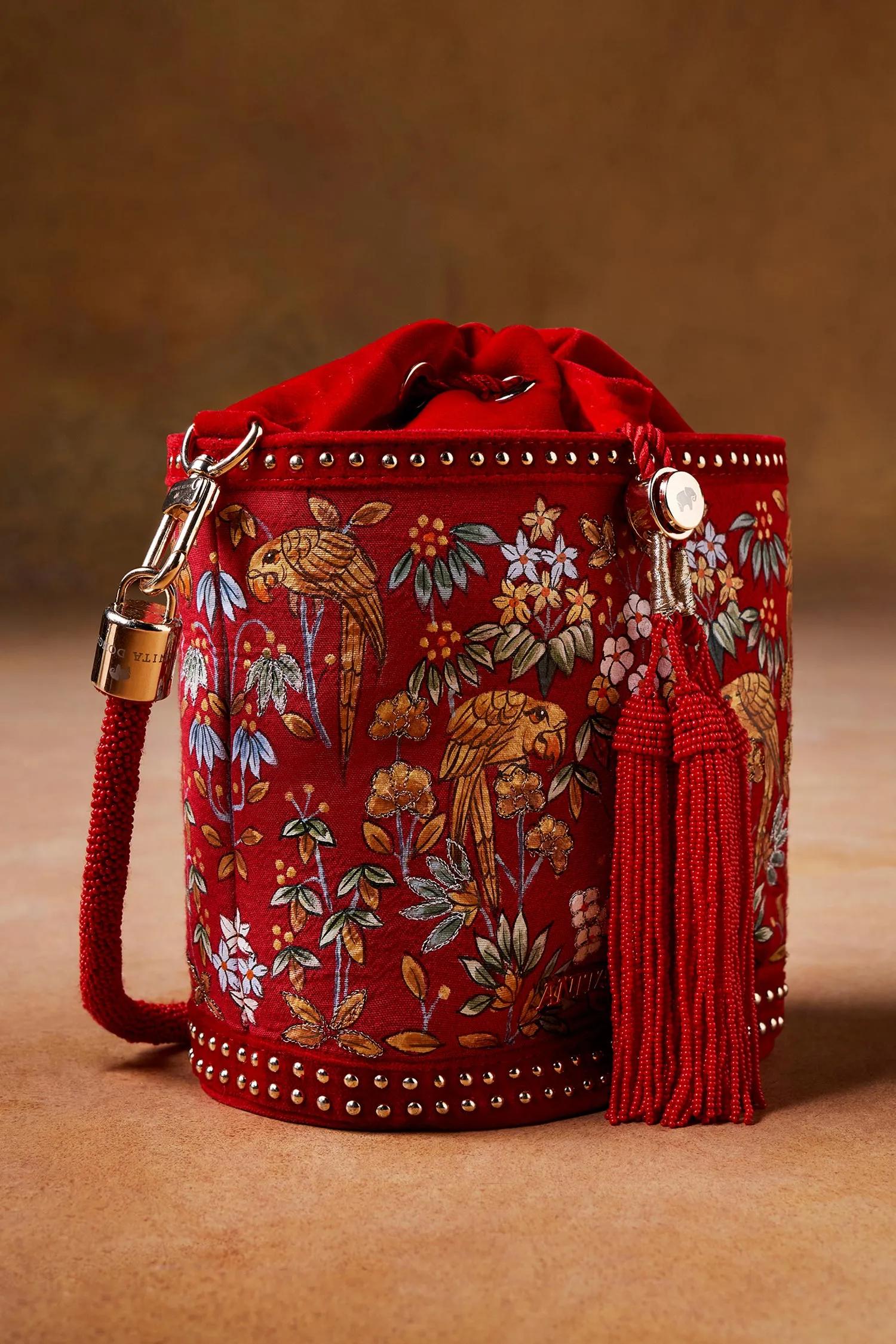 Pichhwai Bucket Bag, Anita Dongre