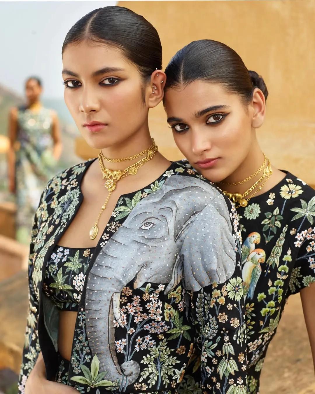 Anita Dongre's jacket with Elephant motifs