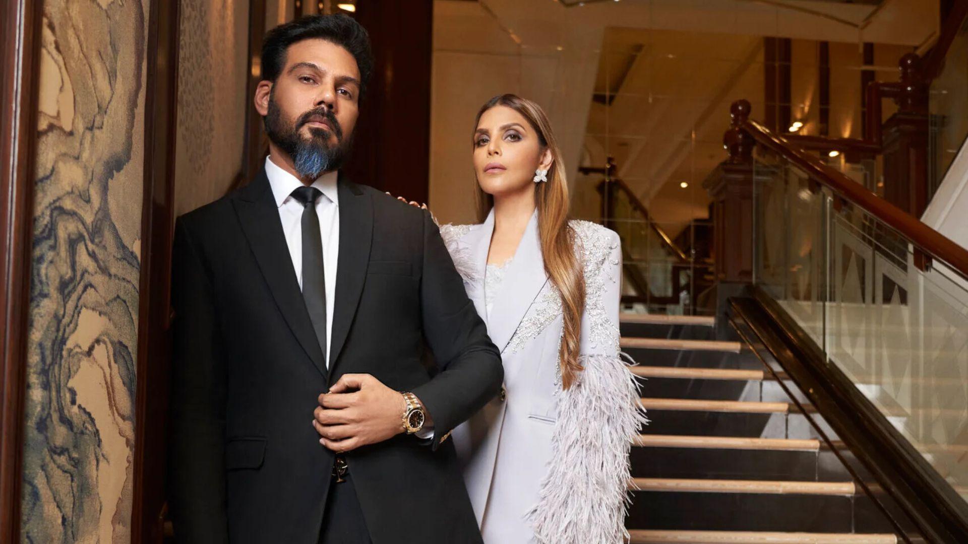 Falguni and Shane Peacock