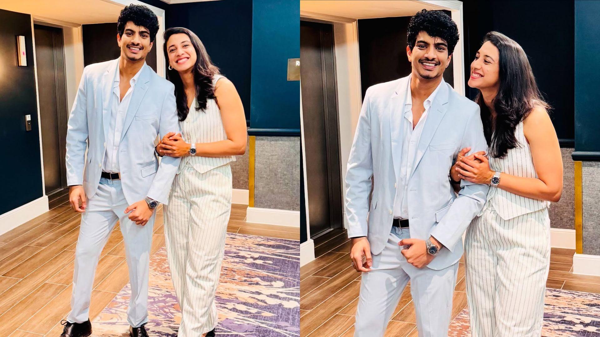 Palaash Muchhal and Smriti Mandhana Engagement