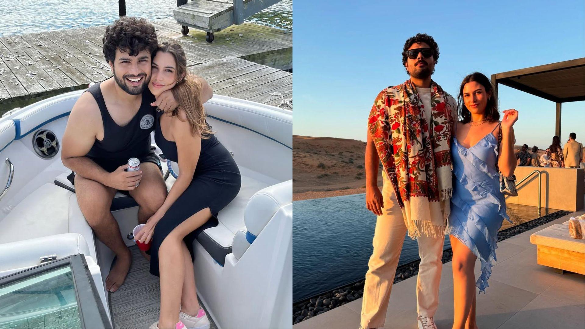 Podcaster Prakhar Gupta and his now wife