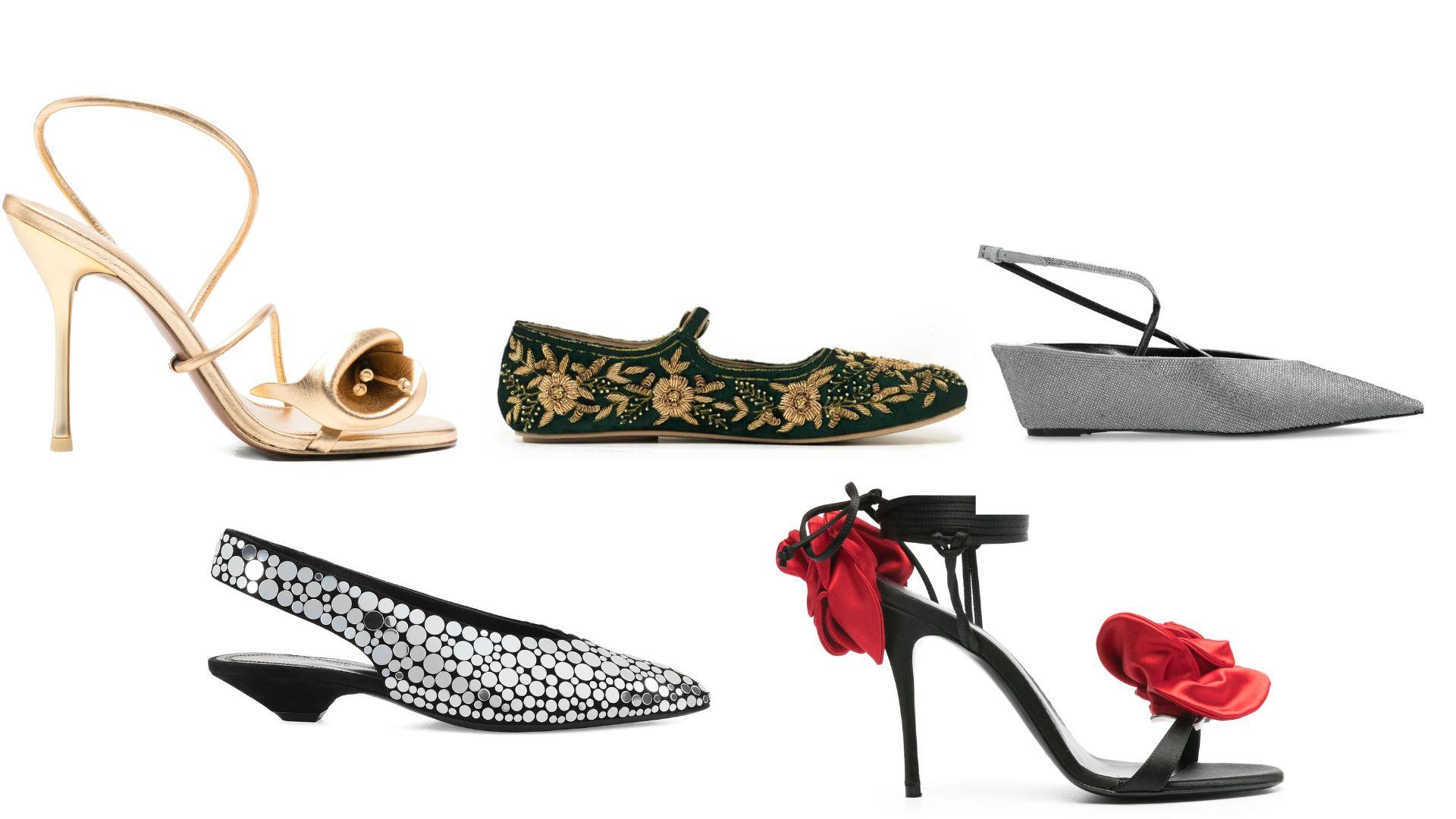 Shoes from Cult Gaia, Aprajita Toor, Tory Burch, Magda Butrym, Sergio Rossi