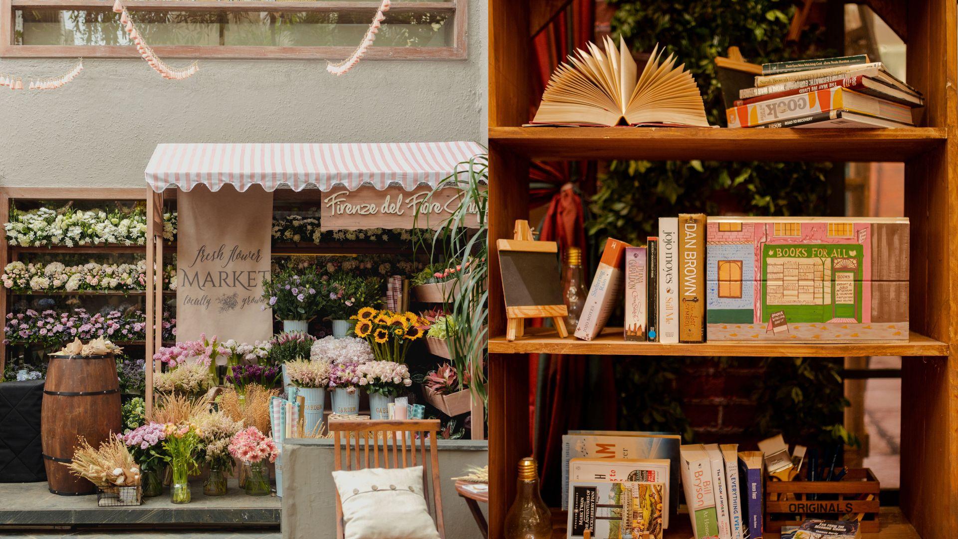 Interactive corners at weddings