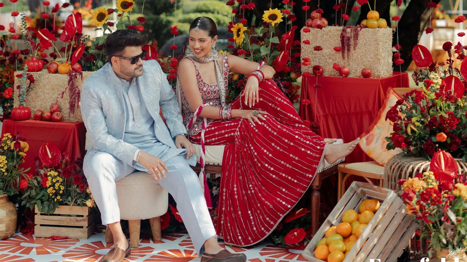 Aashna hegde and Aditya's wedding