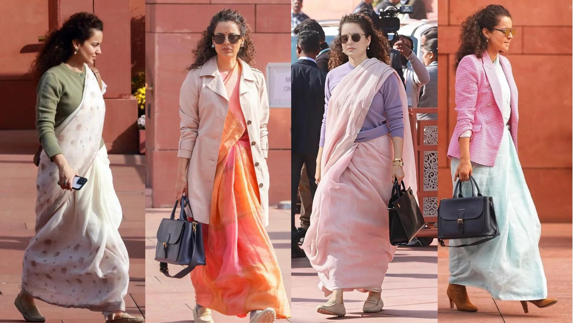 Kangana Ranaut nailing her parliament looks