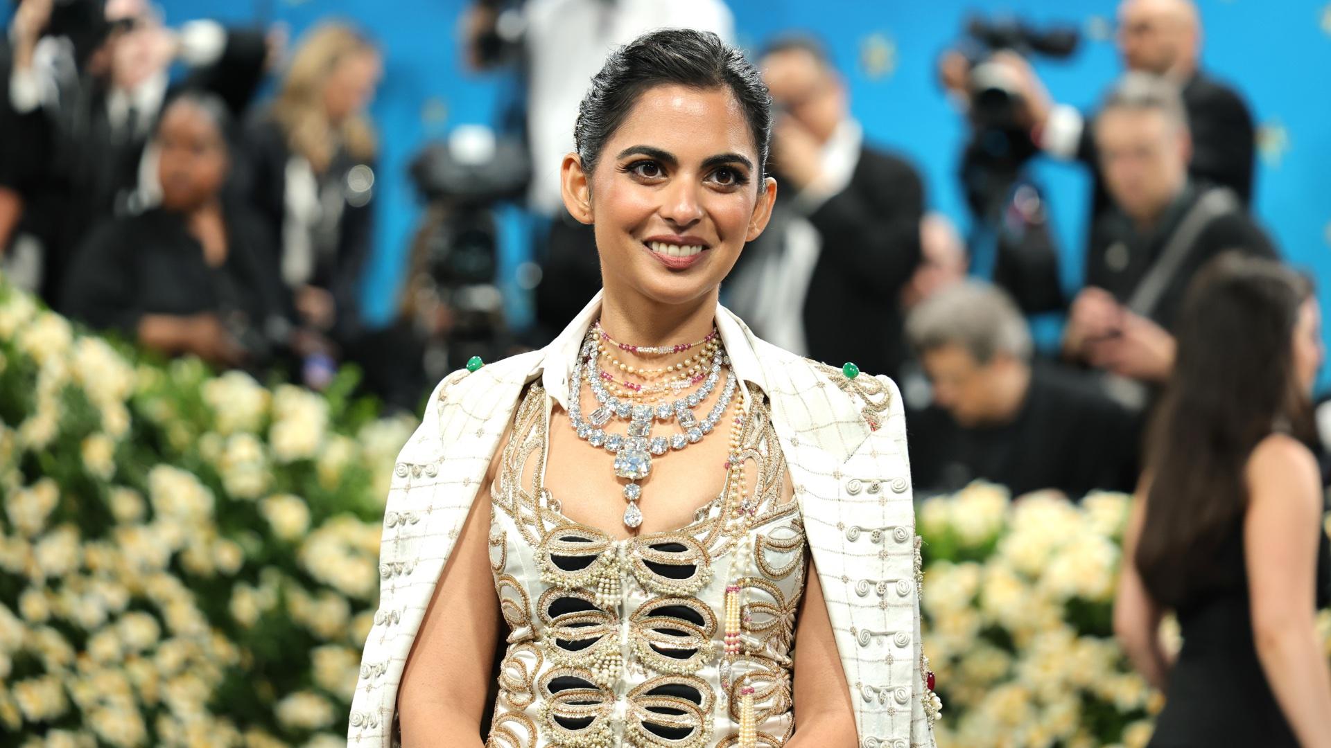 Isha Ambani’s Cartier Necklace at Met Gala 2025