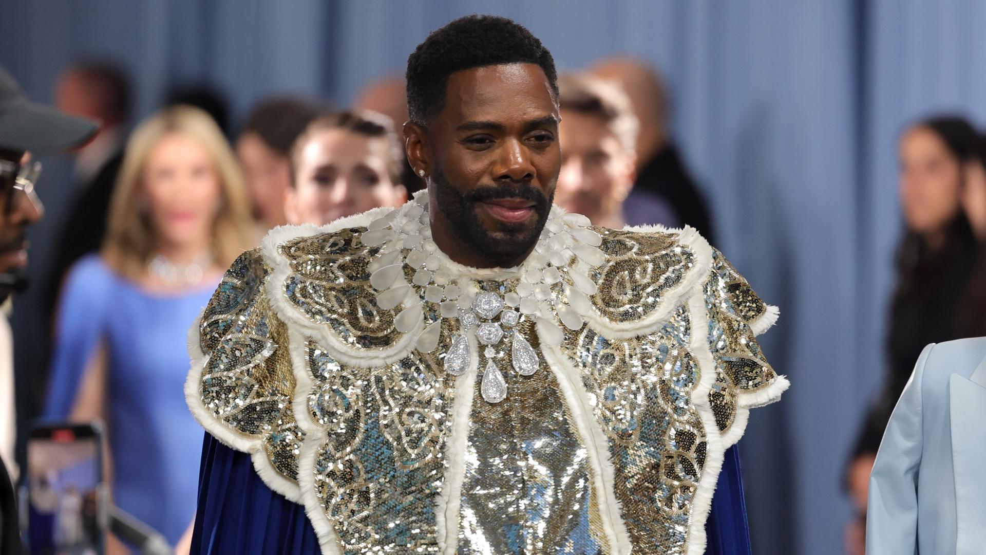 Colman Domingo’s Boucheron necklace at the Met Gala 2025