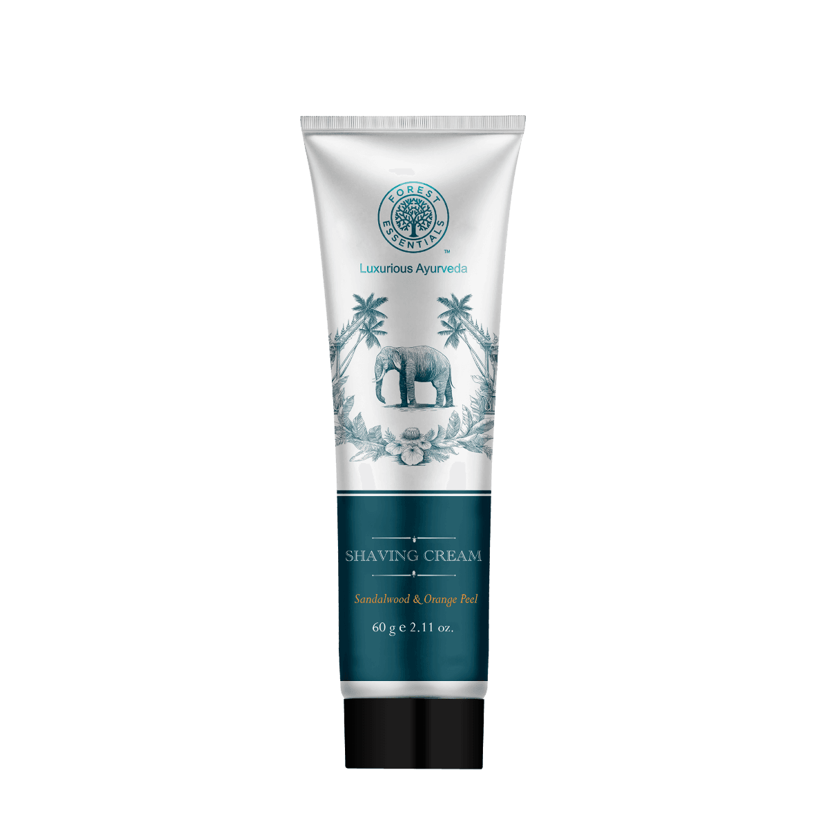 Sandalwood & Orange Peel Shaving Cream, Forest Essentials