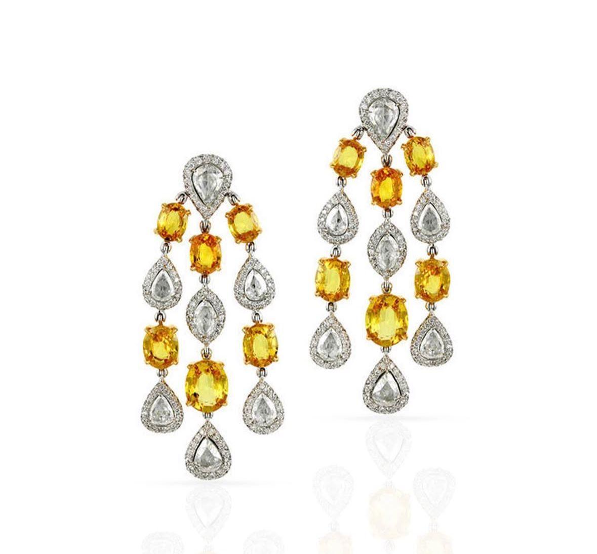 Alok Lodha, Lumilace yellow sapphire and diamond suite
