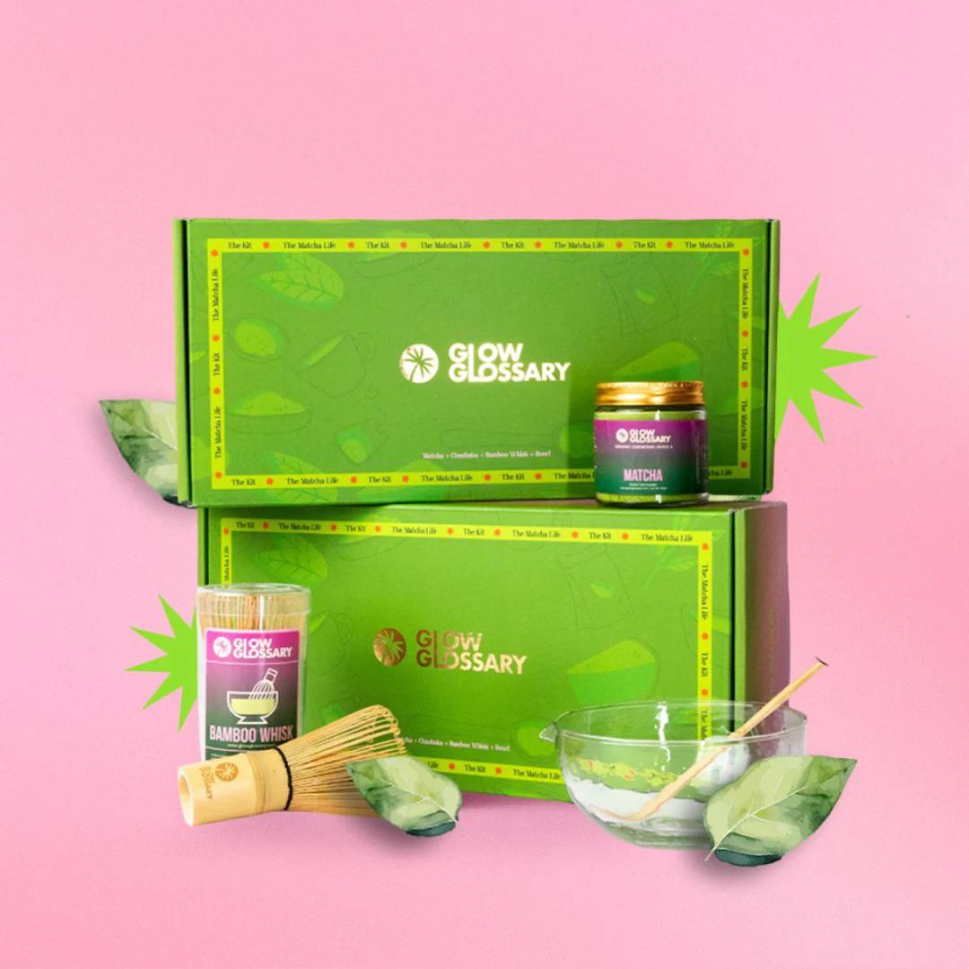 Glow Glossary Matcha Kit