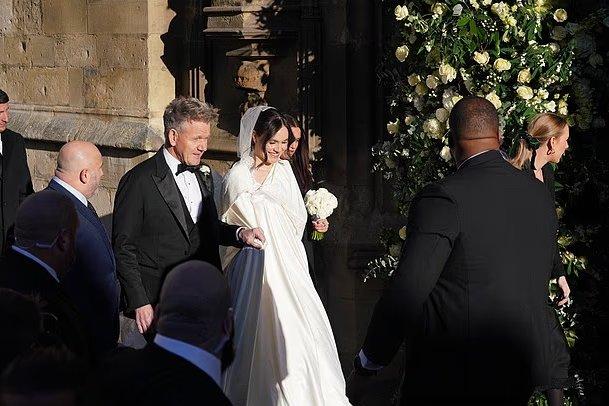 Gordon Ramsay walks Daughter, Holly into the church