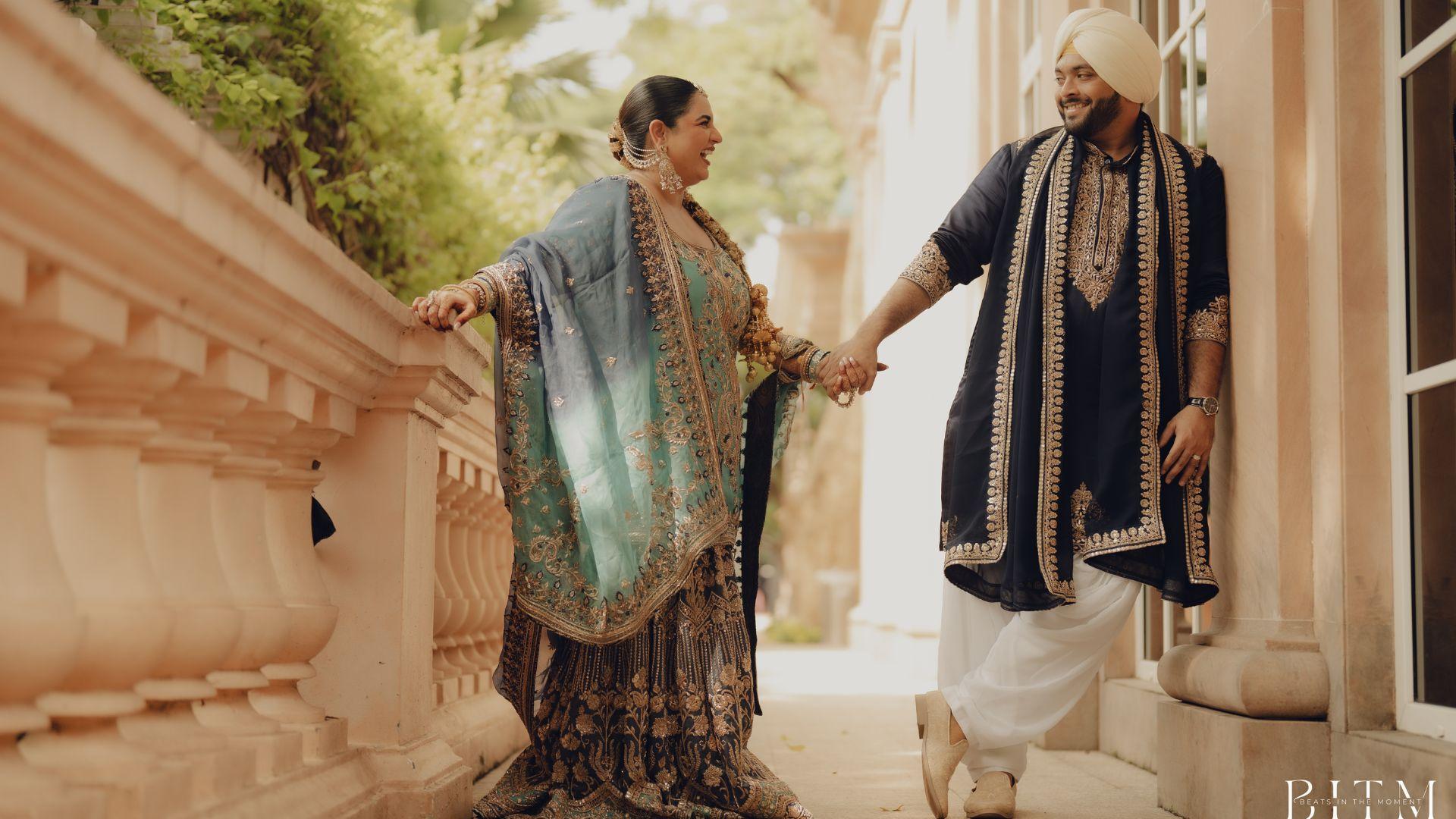 Prableen Kaur and her husband