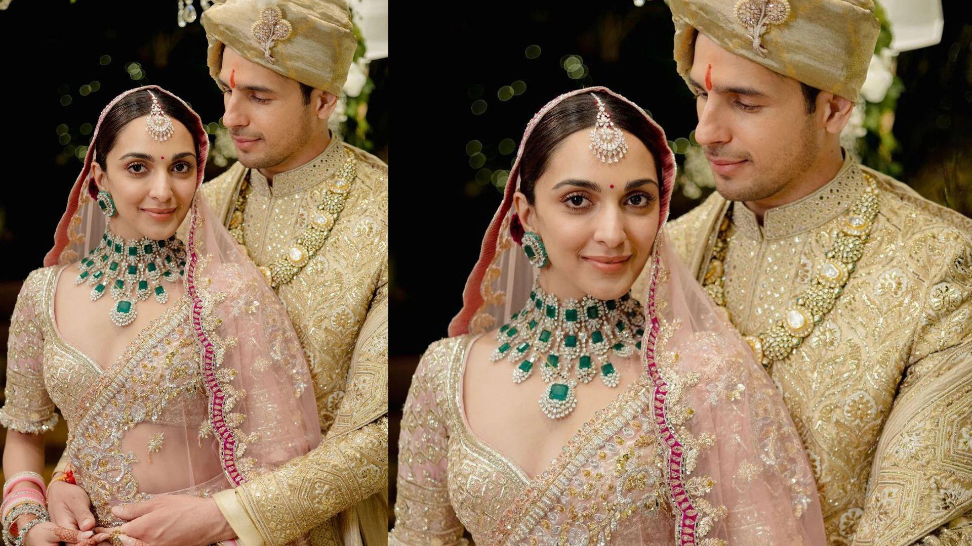 Siddharth Malhotra and Kiara Advani on their wedding day