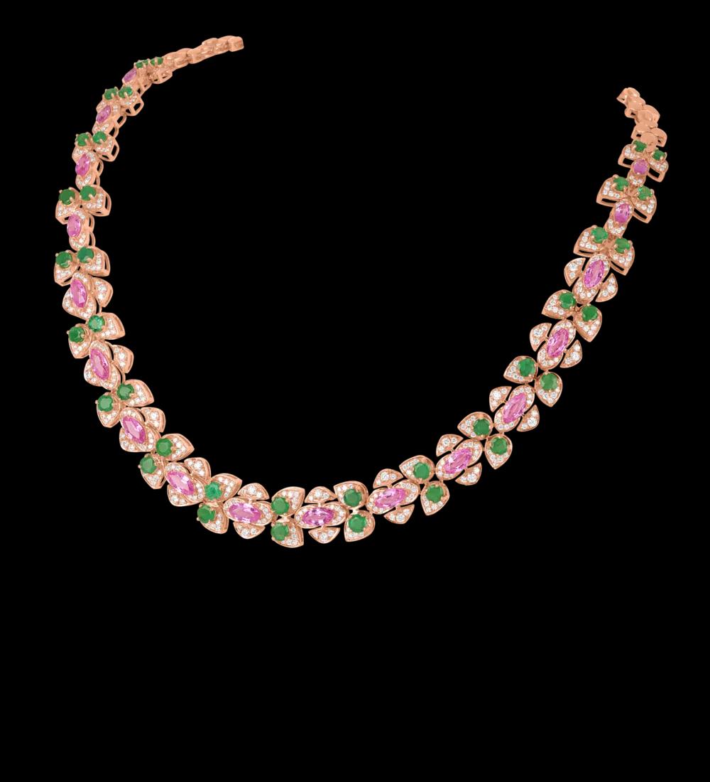 Elysian Bloom Necklace by Mirari Fine Jewels