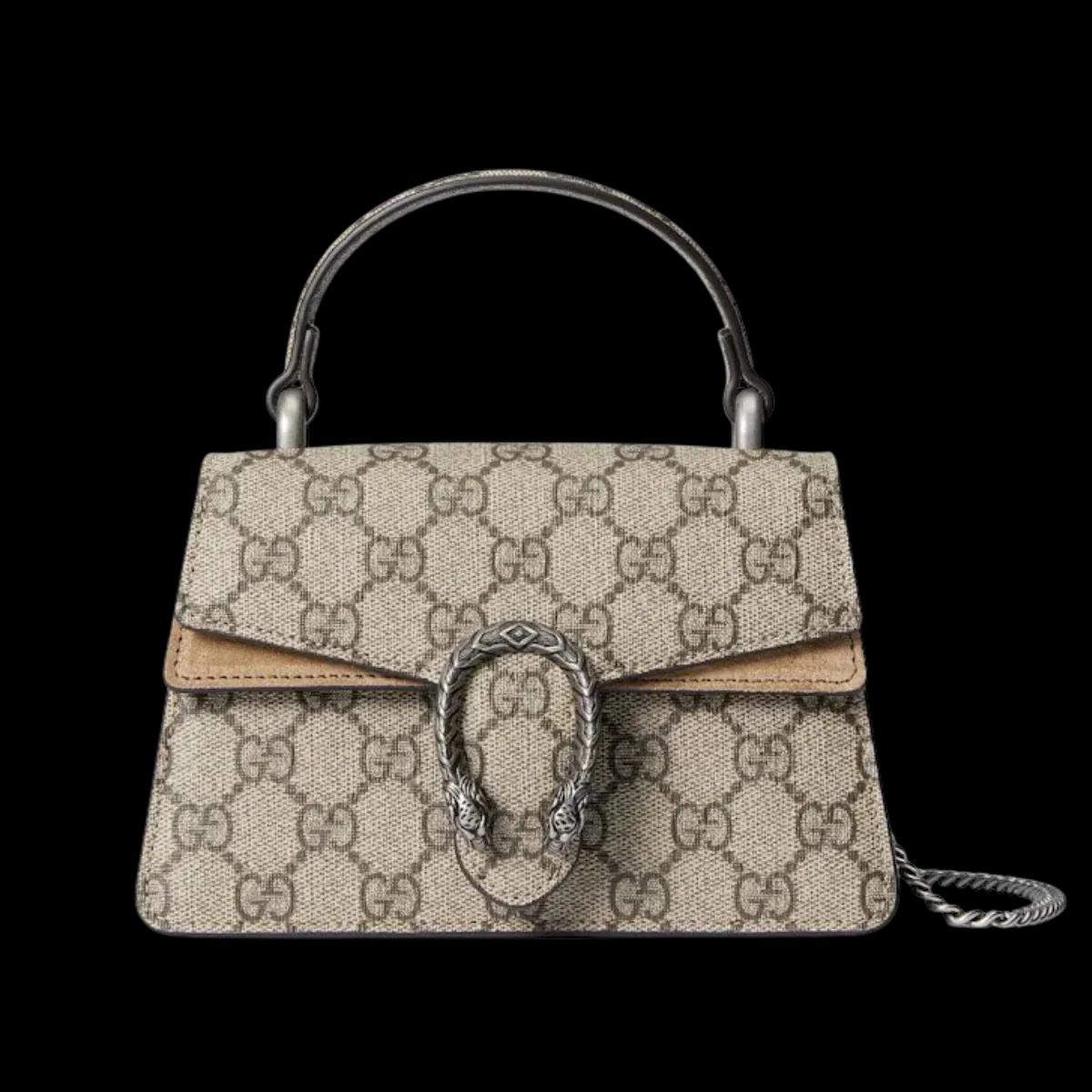 Gucci Dionysus Mini Top Handle Bag Beige