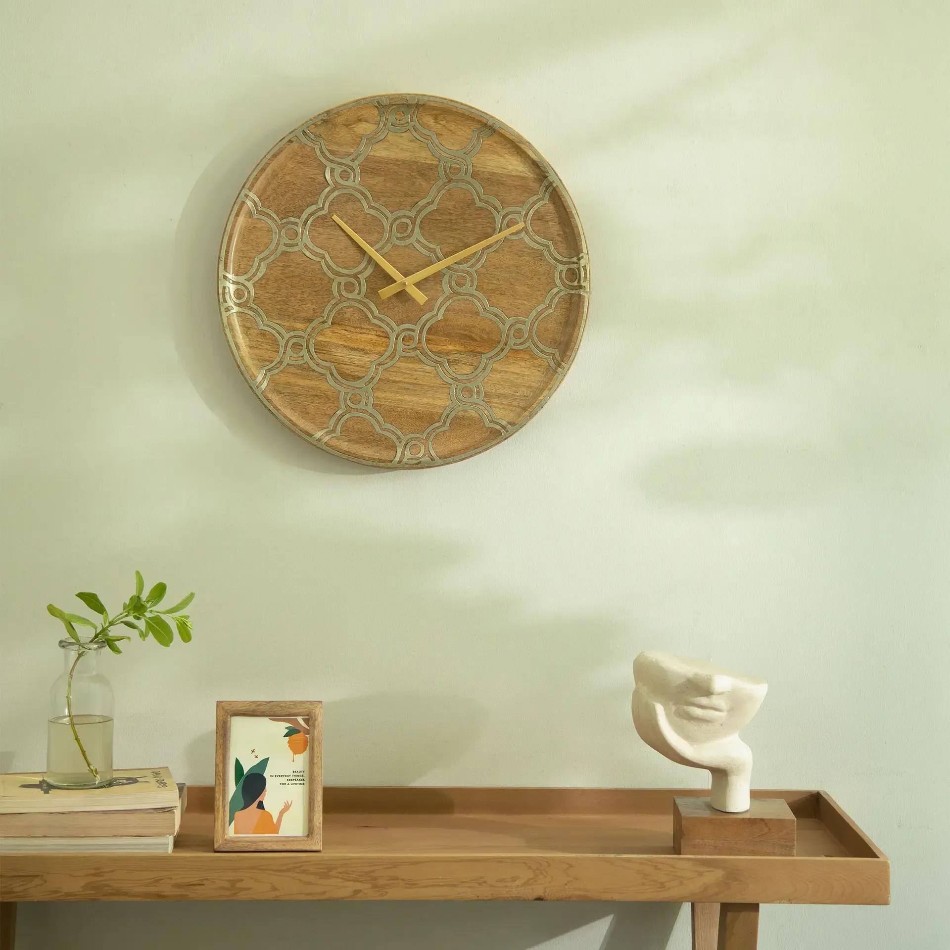 Inlak Clock - Large, Ellementry Home & Gifting