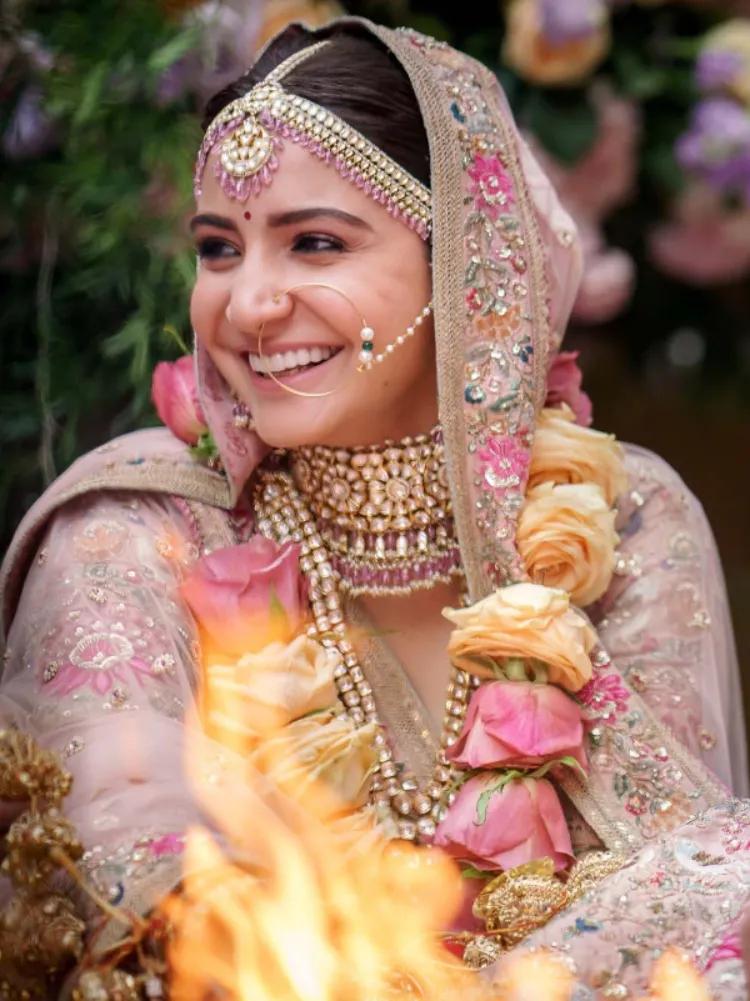 Anushka Sharma chose to wear a nose ring at her wedding