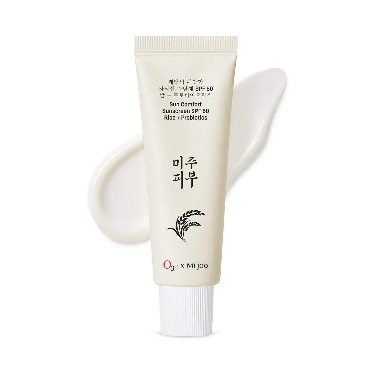 O3+ Mijoo Korea Sun Comfort Lightweight Moisturising Sunscreen SPF 50