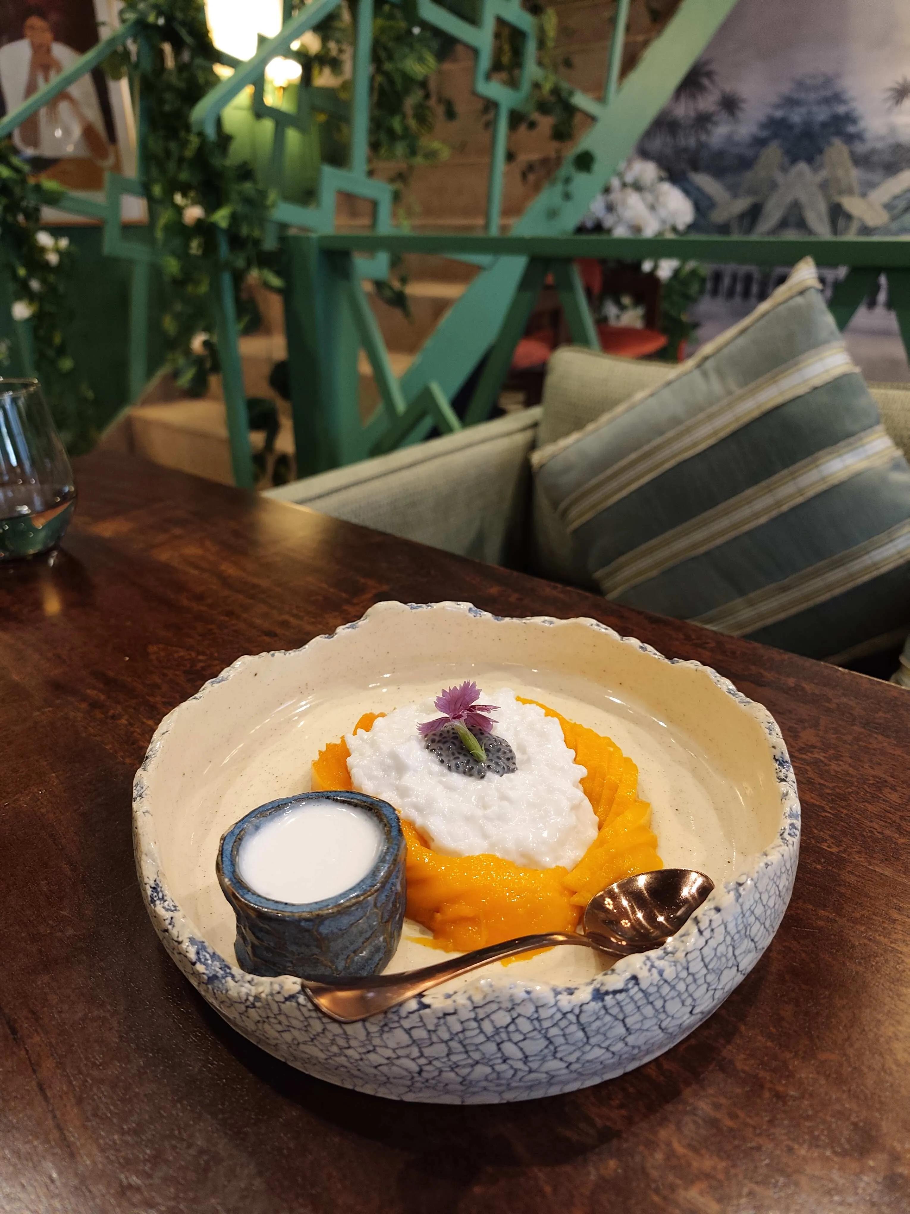 Round off the meal with Mango Sticky Rice