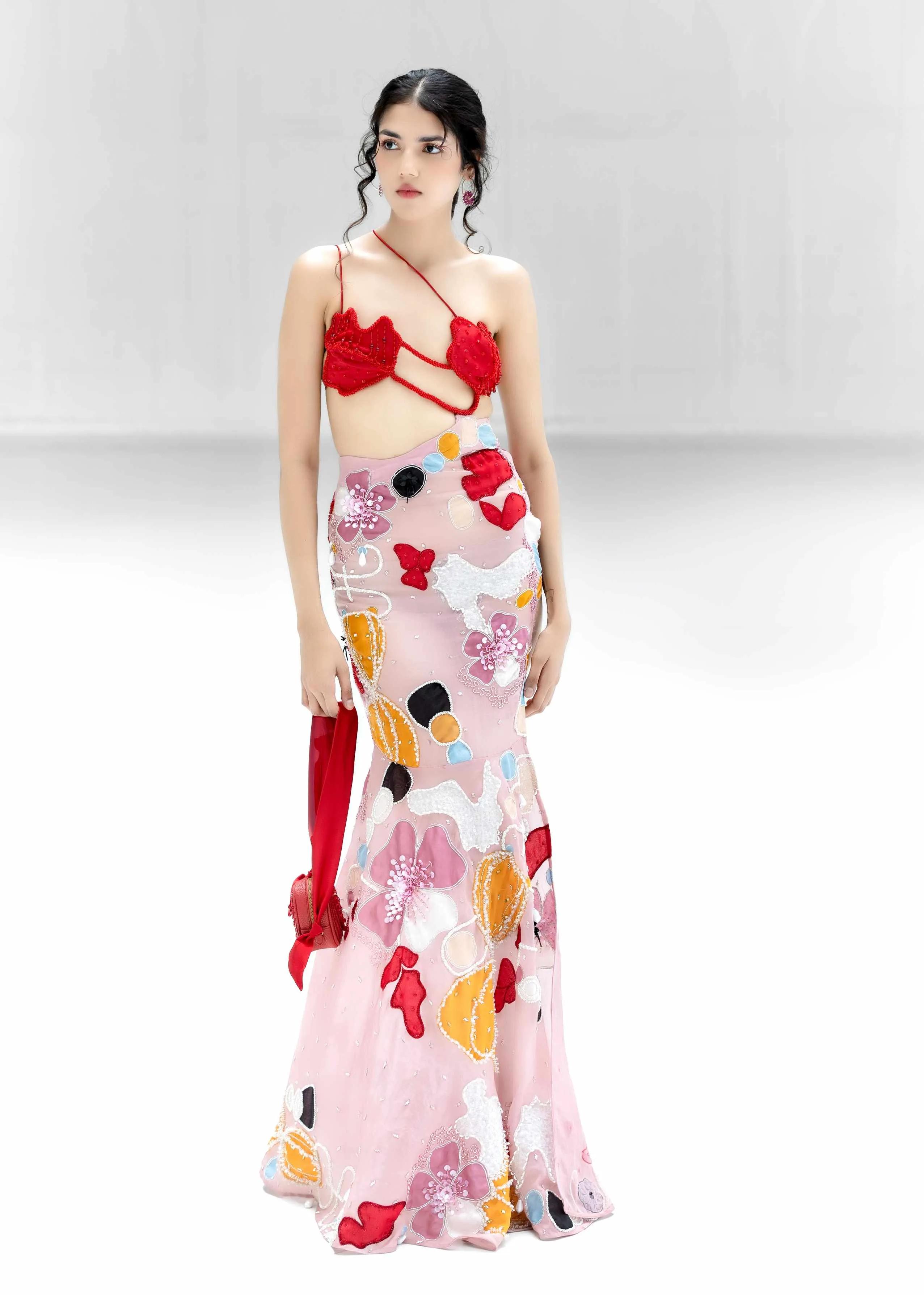 Skirt set, Shivan & Narresh