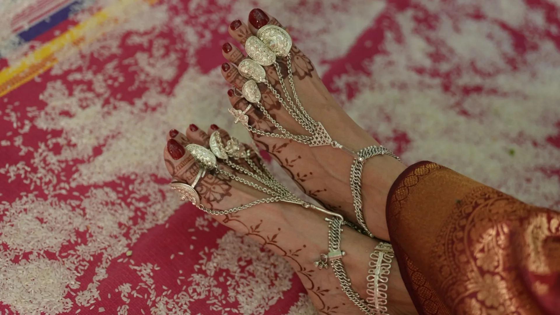 She wore the Kodava Kaal Pilli toe rings