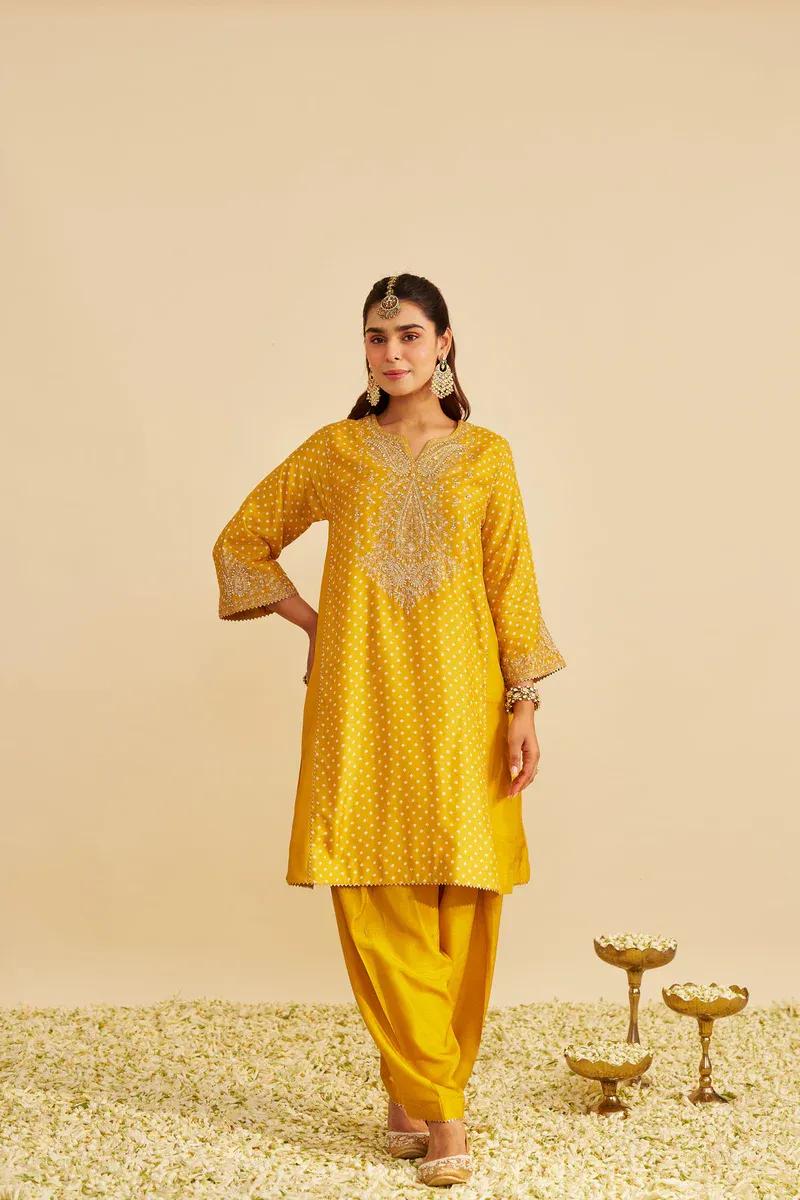 Bandhani kurta, Sheetal Batra