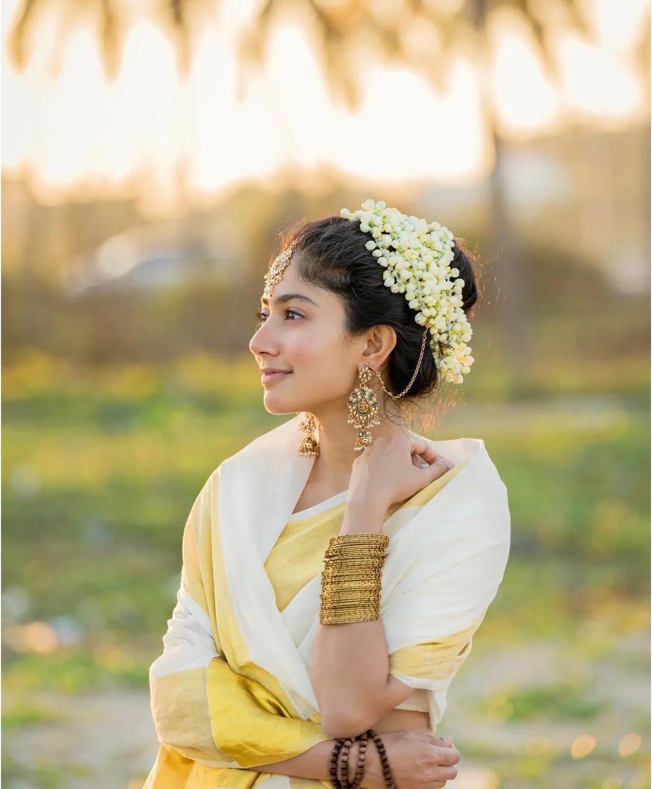 Sai Pallavi in bridesmaid jewellery