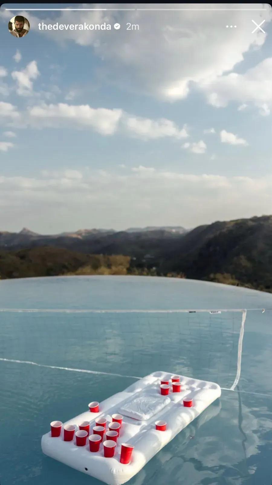 Vijay Deverakonda shares glimpse of Volleyball