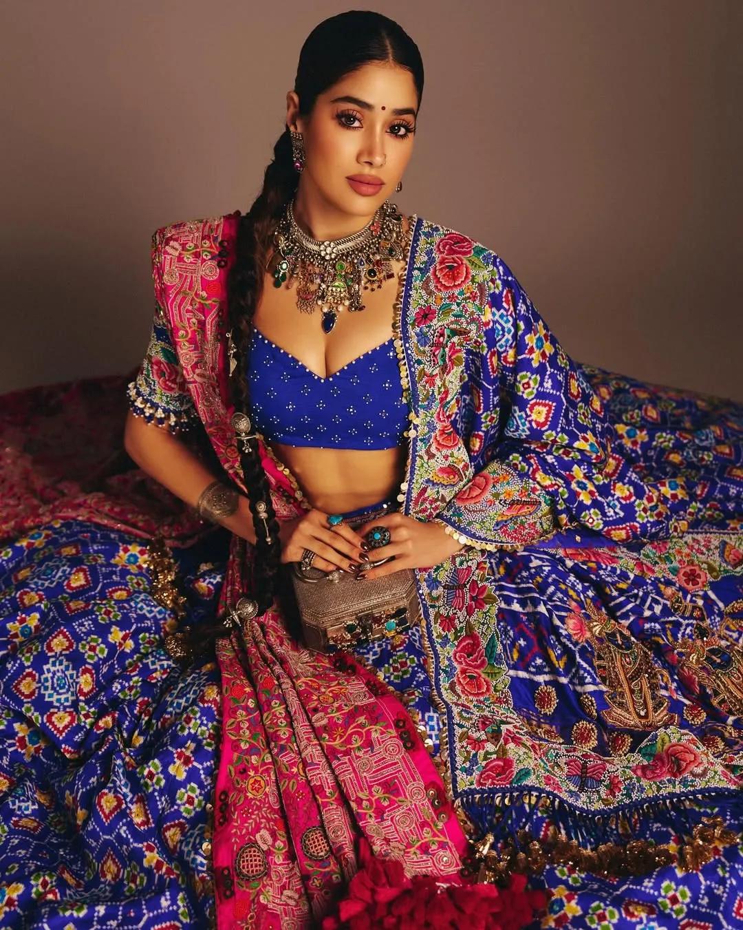 Janhvi Kapoor sporting the boho-chic aesthetic